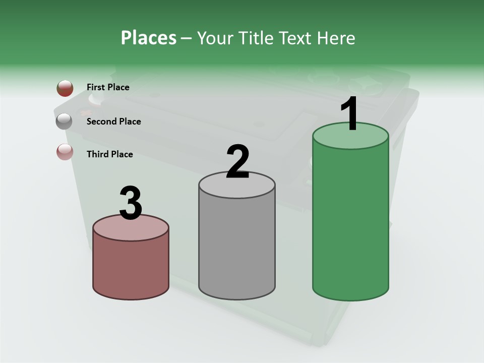Isolated Electricity Only PowerPoint Template