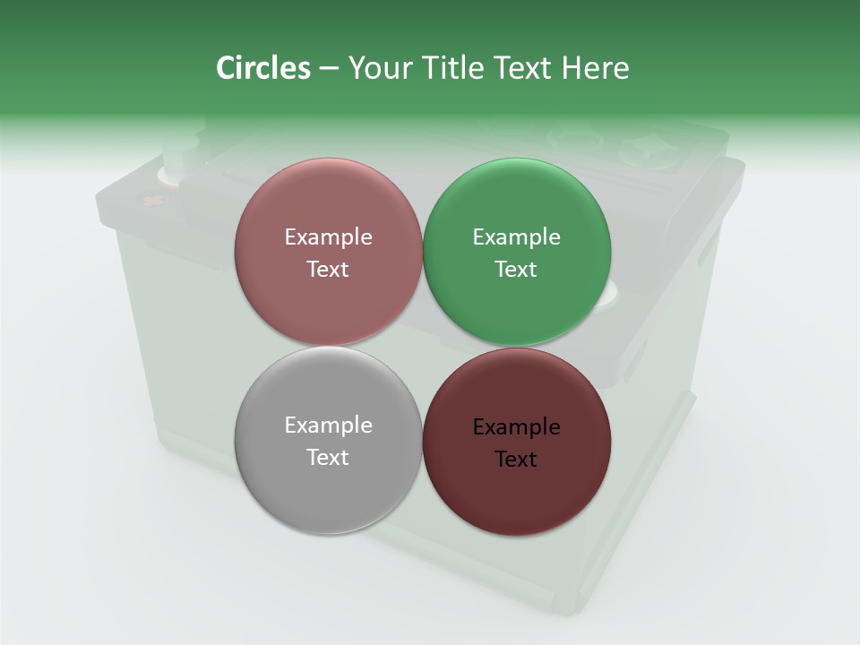 Isolated Electricity Only PowerPoint Template