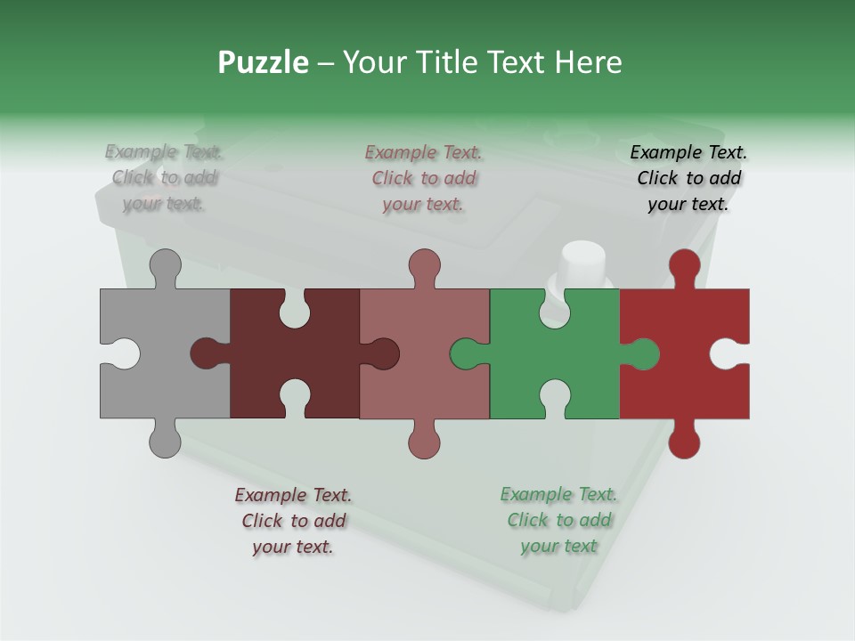 Isolated Electricity Only PowerPoint Template