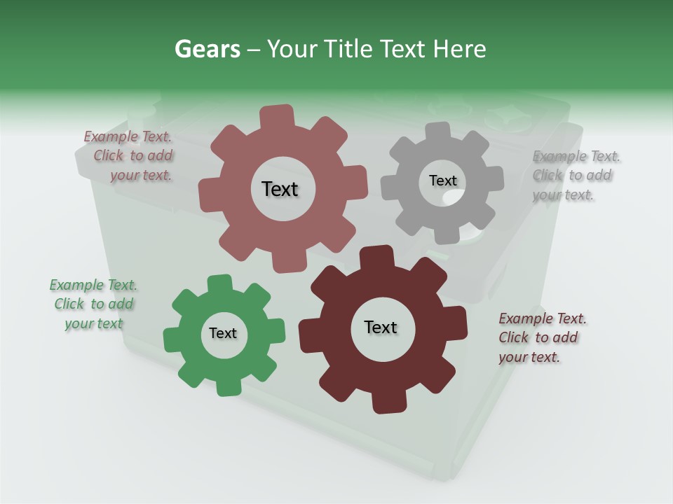 Isolated Electricity Only PowerPoint Template