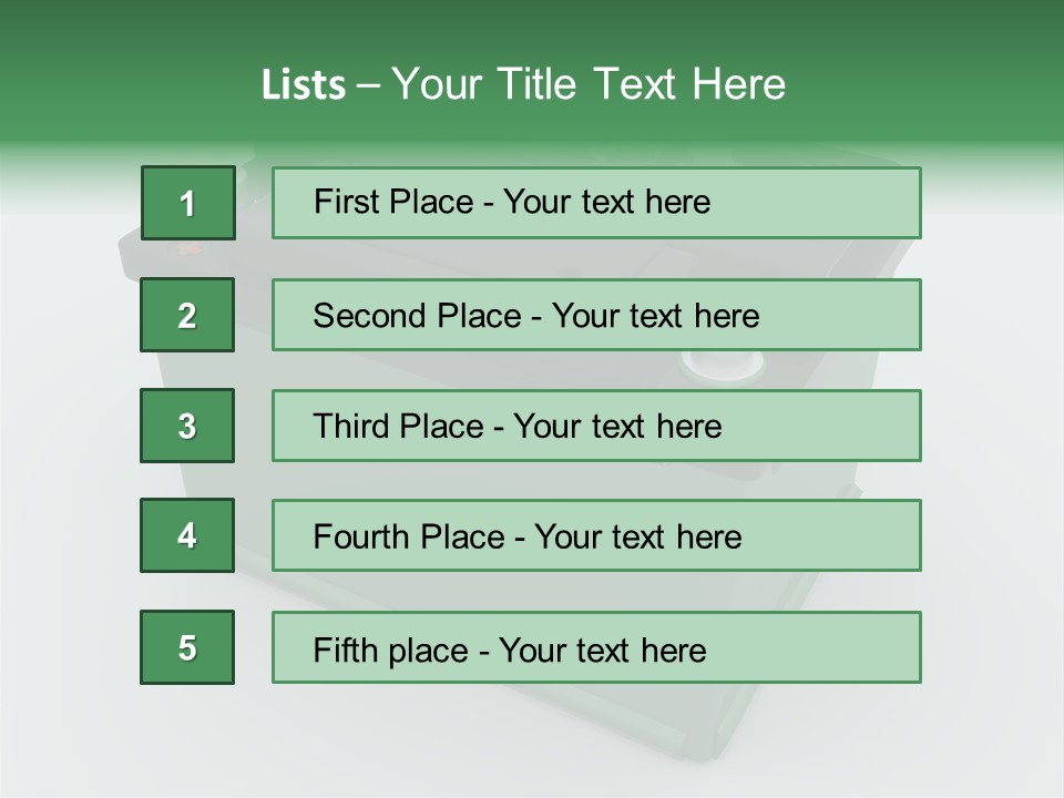 Isolated Electricity Only PowerPoint Template