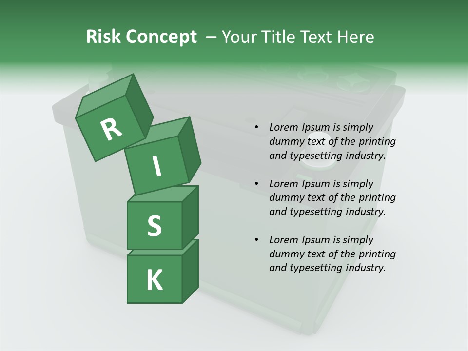 Isolated Electricity Only PowerPoint Template