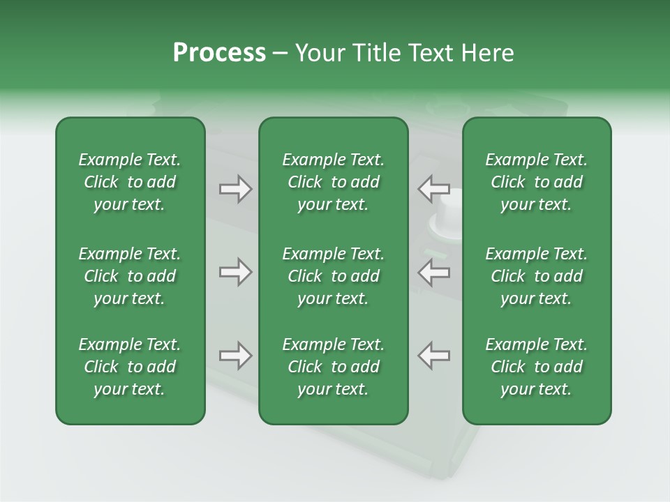 Isolated Electricity Only PowerPoint Template