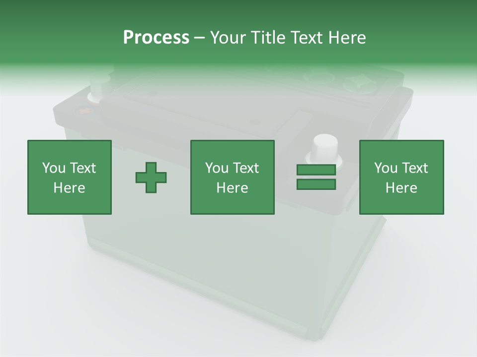 Isolated Electricity Only PowerPoint Template