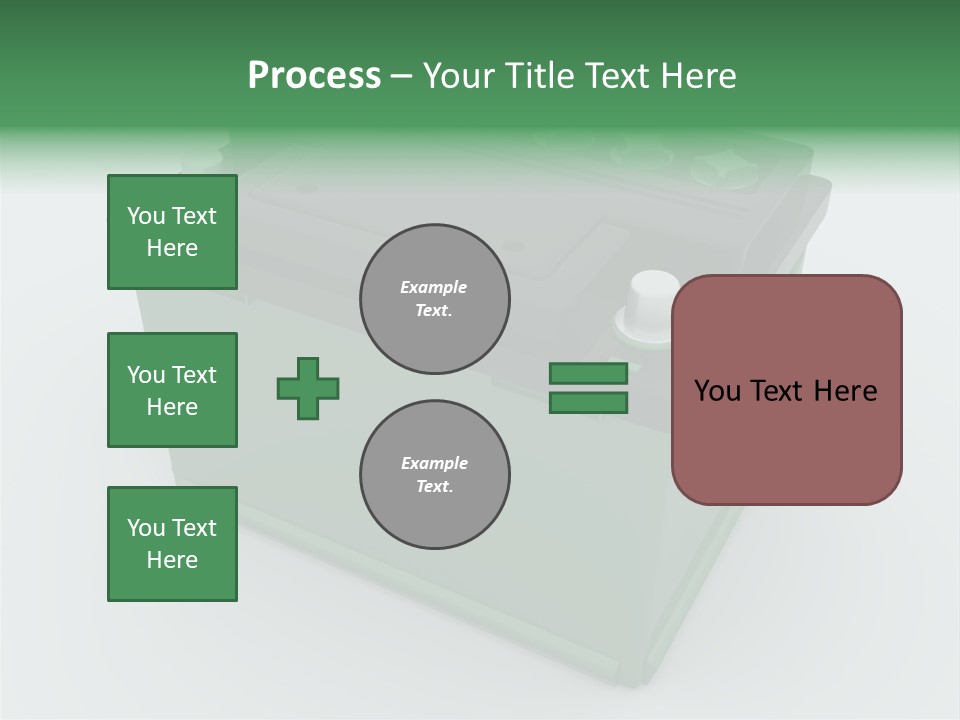 Isolated Electricity Only PowerPoint Template