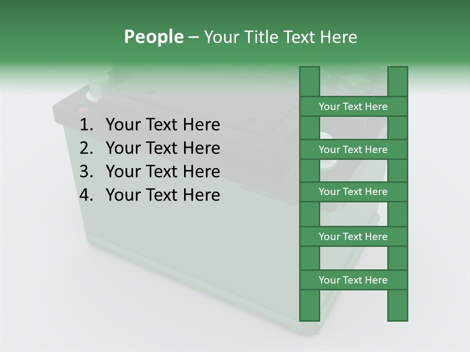 Isolated Electricity Only PowerPoint Template