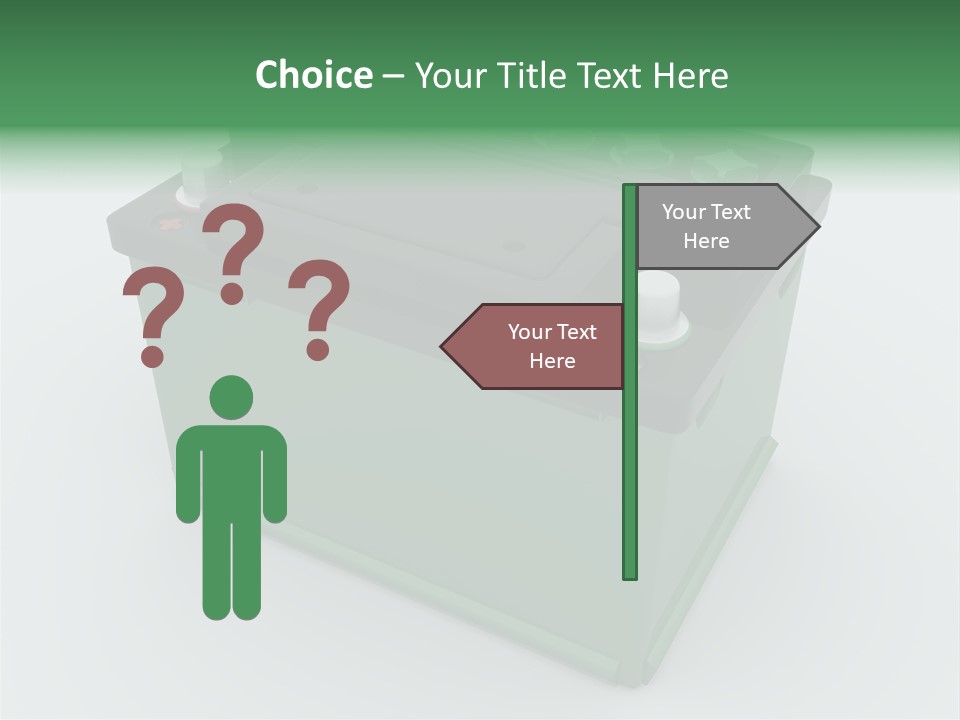 Isolated Electricity Only PowerPoint Template