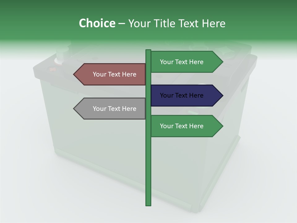 Isolated Electricity Only PowerPoint Template
