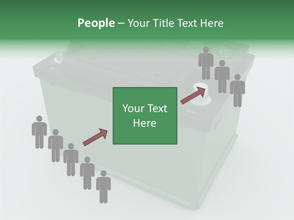 Isolated Electricity Only PowerPoint Template