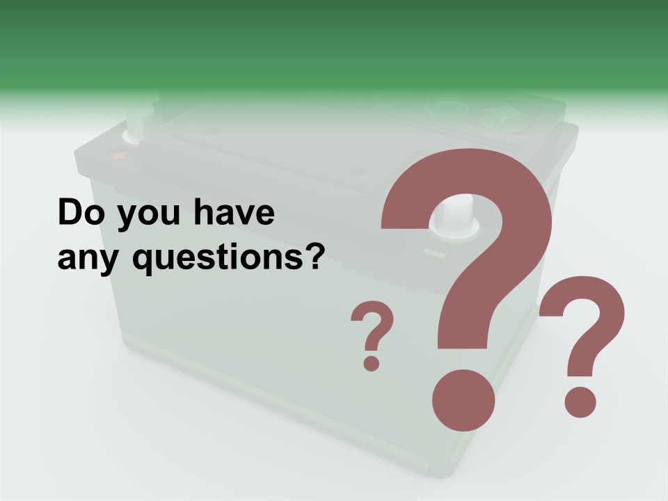 Isolated Electricity Only PowerPoint Template