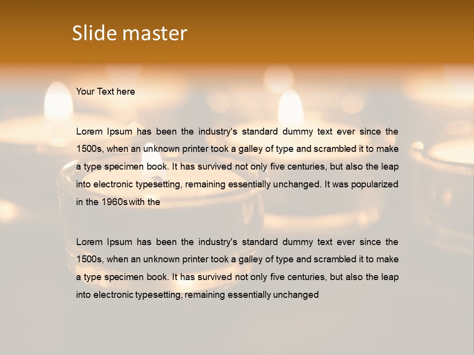 Wax Somber December PowerPoint Template