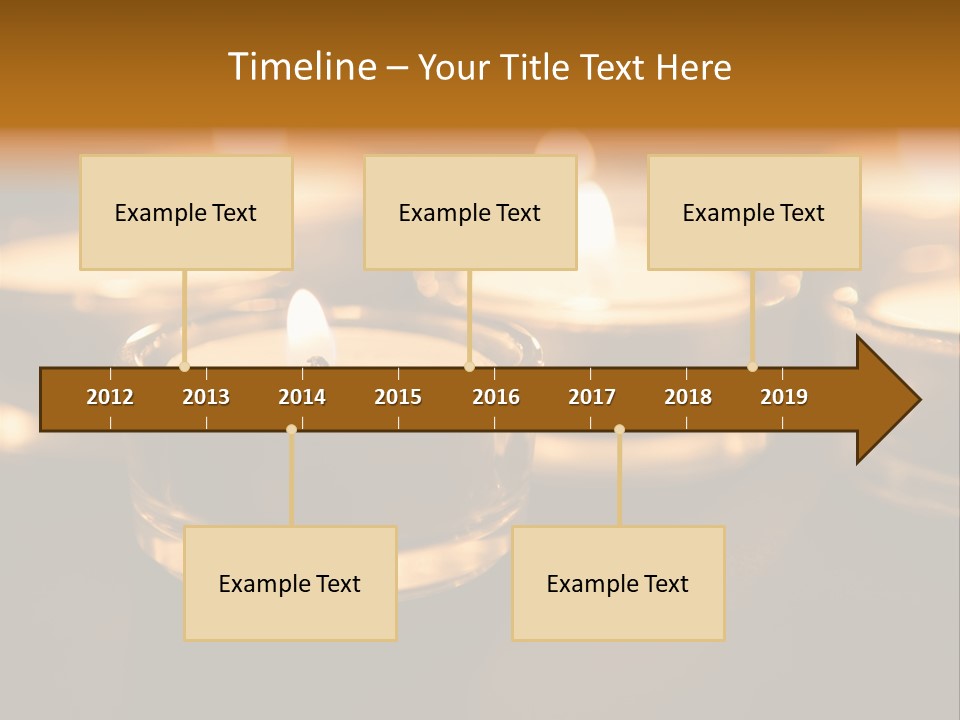 Wax Somber December PowerPoint Template