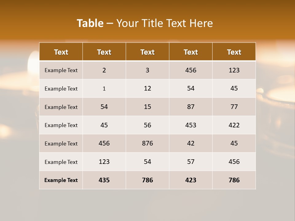 Wax Somber December PowerPoint Template
