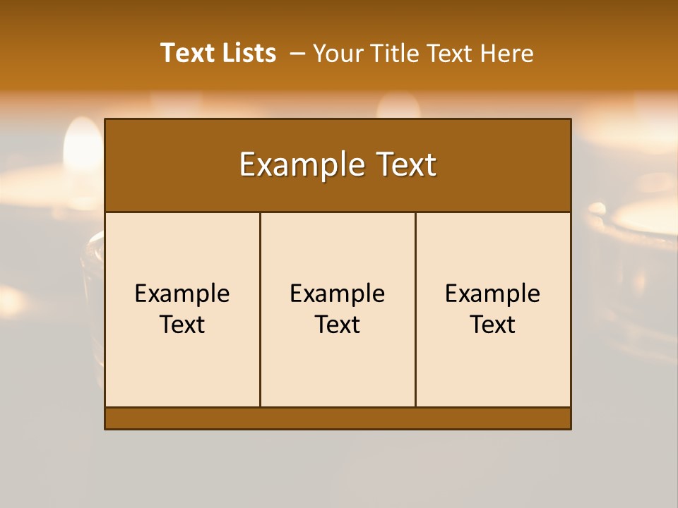 Wax Somber December PowerPoint Template