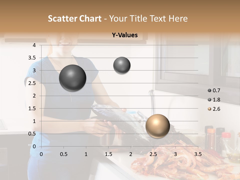 Marine Product Gourmet Shrimp PowerPoint Template