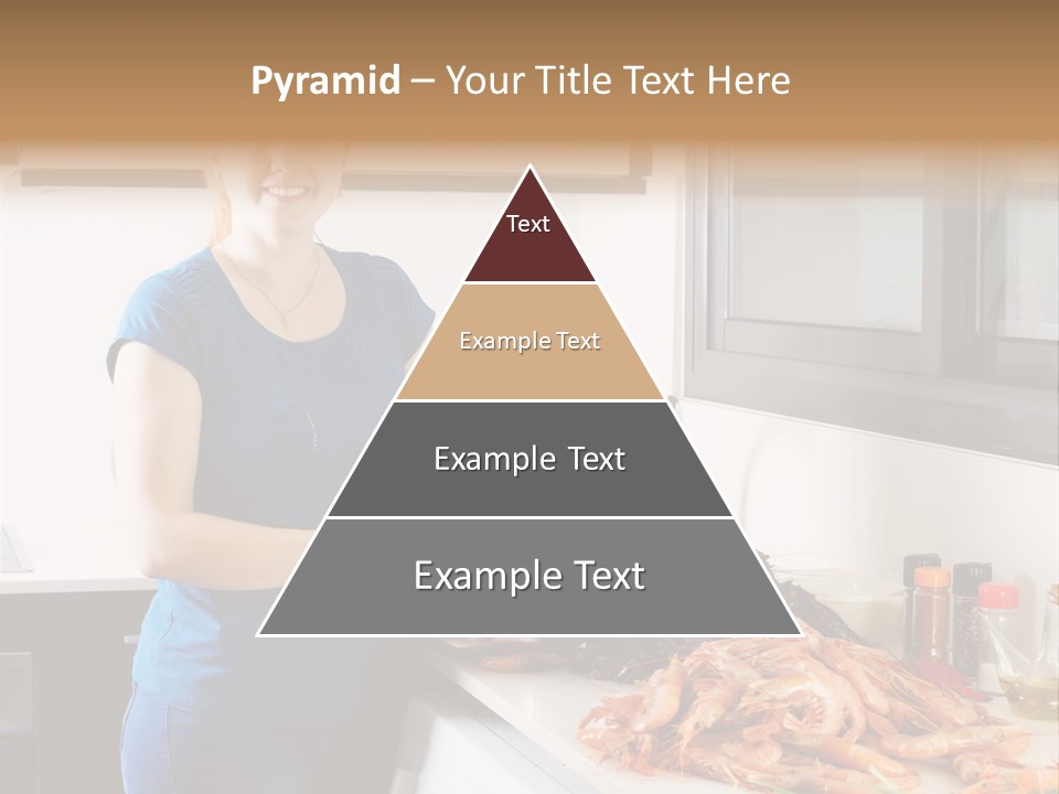 Marine Product Gourmet Shrimp PowerPoint Template