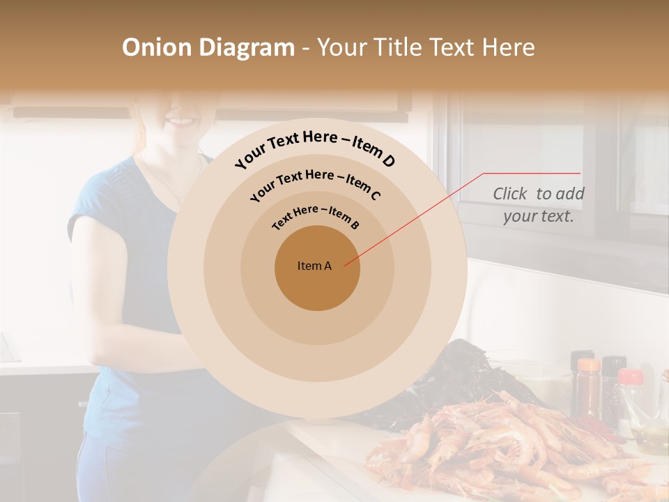 Marine Product Gourmet Shrimp PowerPoint Template