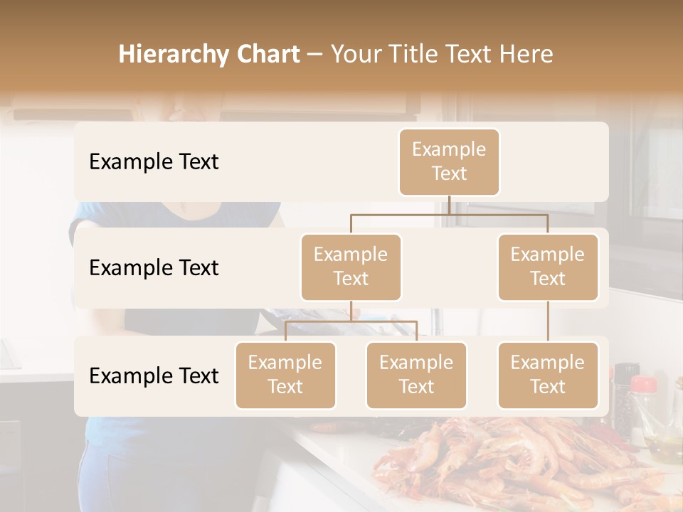 Marine Product Gourmet Shrimp PowerPoint Template