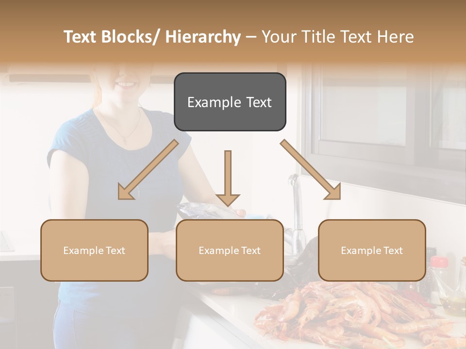 Marine Product Gourmet Shrimp PowerPoint Template