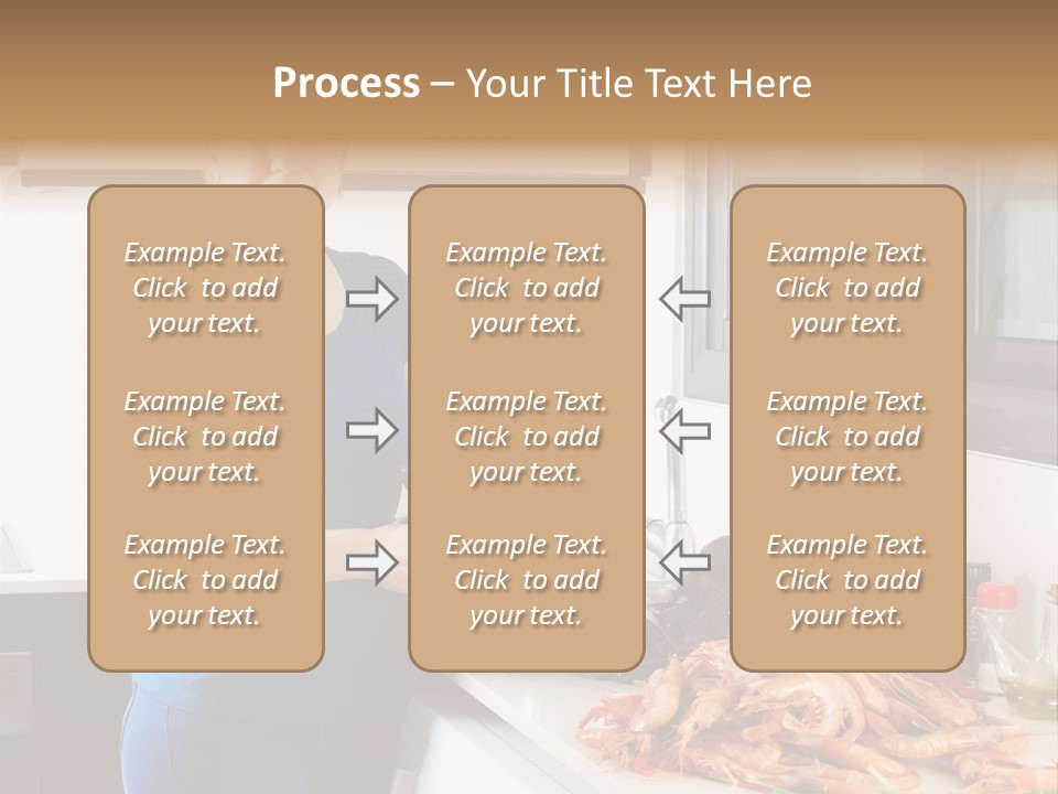 Marine Product Gourmet Shrimp PowerPoint Template