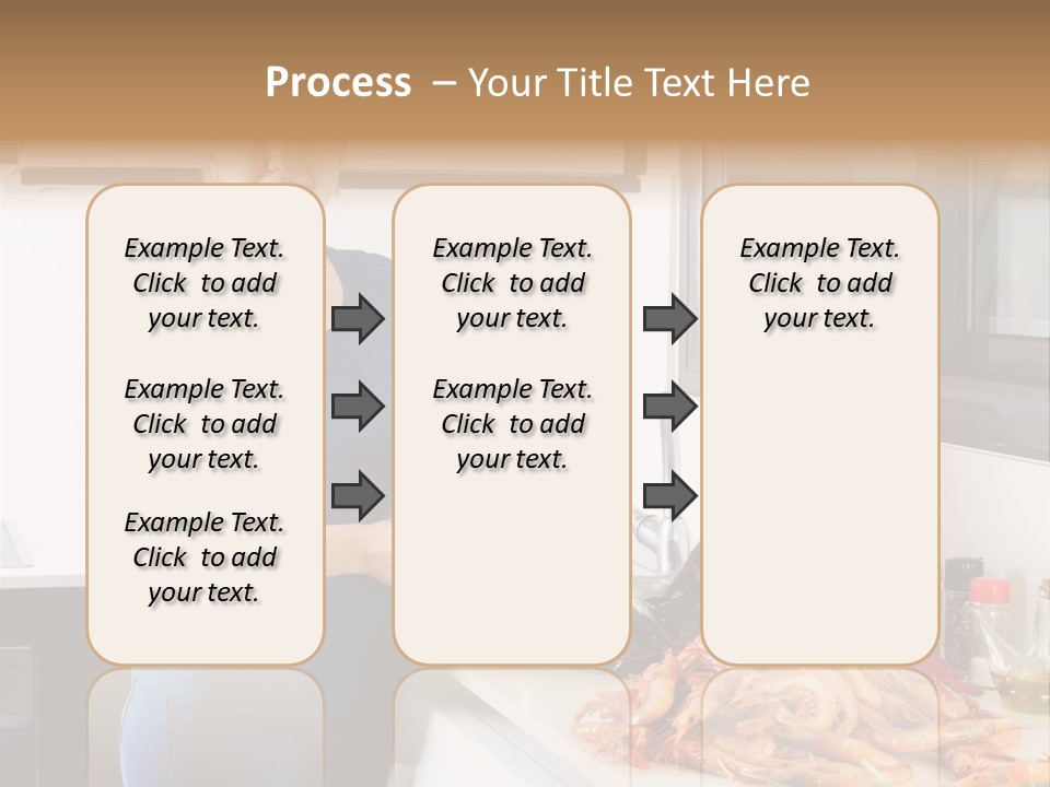 Marine Product Gourmet Shrimp PowerPoint Template