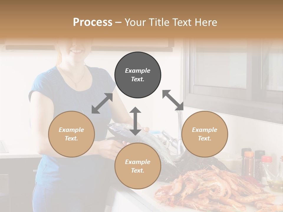 Marine Product Gourmet Shrimp PowerPoint Template