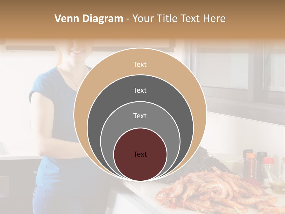 Marine Product Gourmet Shrimp PowerPoint Template