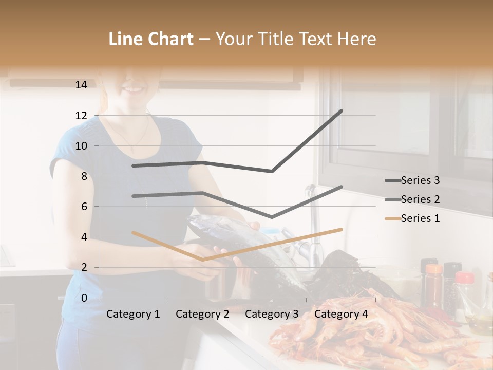 Marine Product Gourmet Shrimp PowerPoint Template