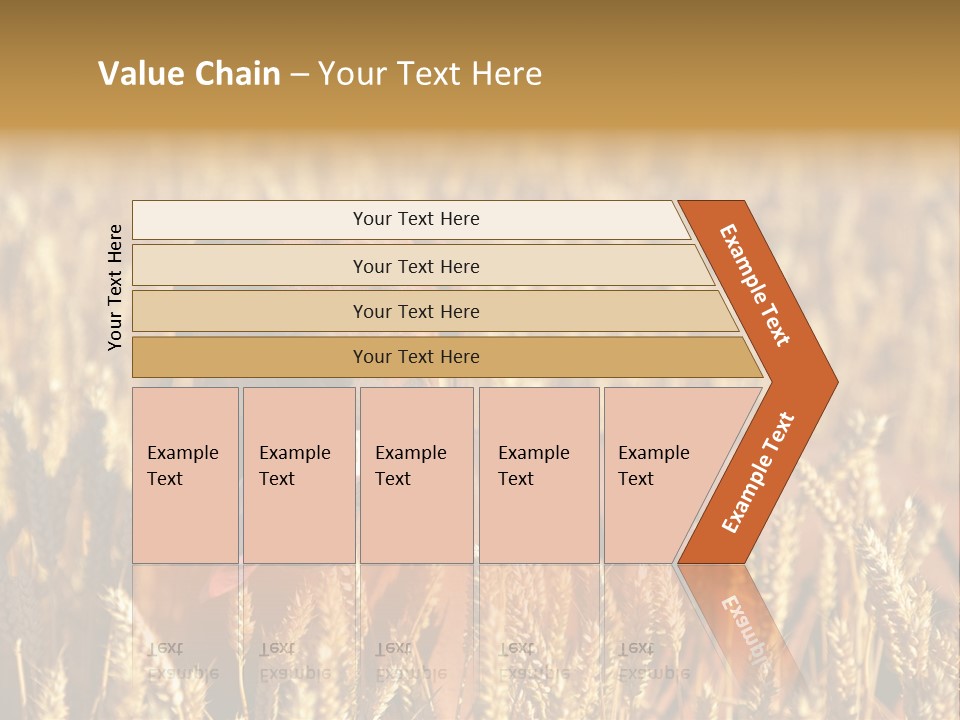 Portrait Dog Agricultural PowerPoint Template