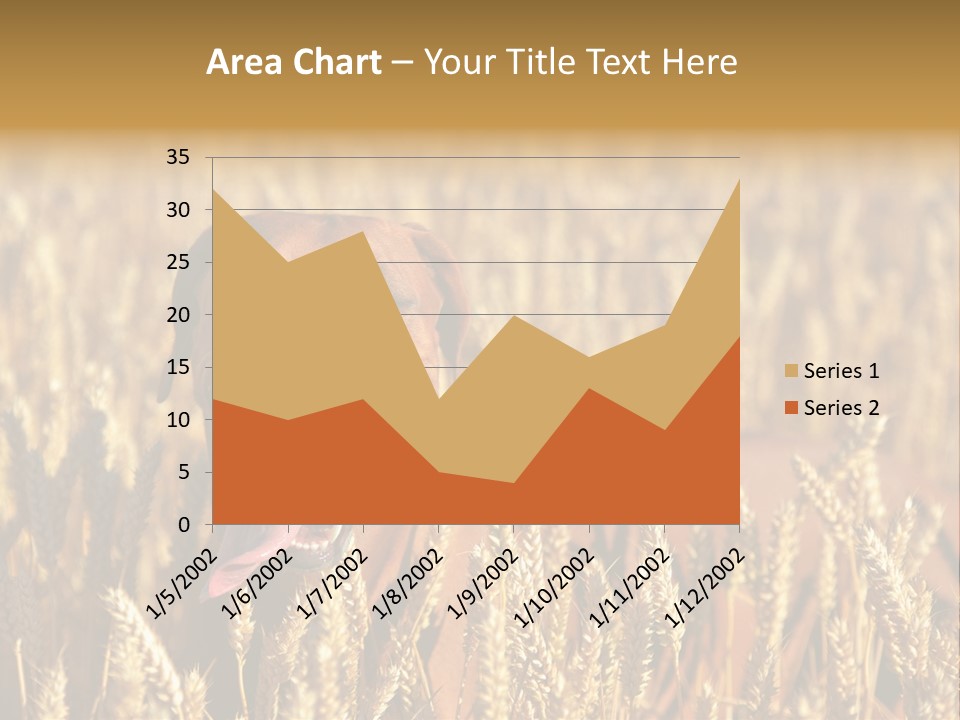 Portrait Dog Agricultural PowerPoint Template