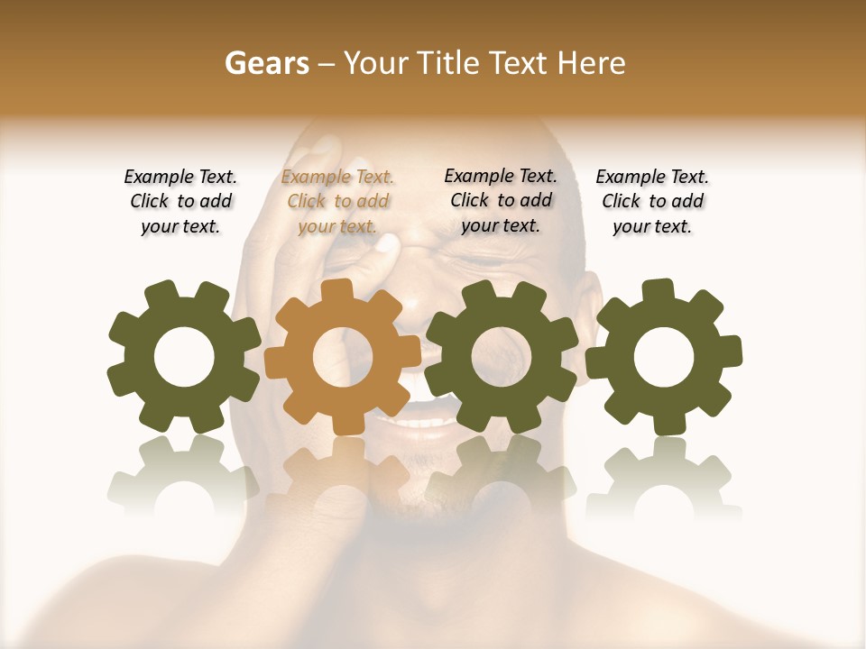 Laughing Shadow Giggle PowerPoint Template