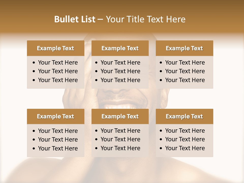 Laughing Shadow Giggle PowerPoint Template