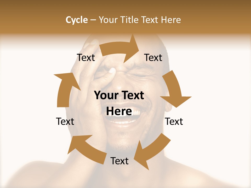 Laughing Shadow Giggle PowerPoint Template