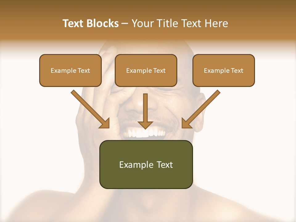 Laughing Shadow Giggle PowerPoint Template