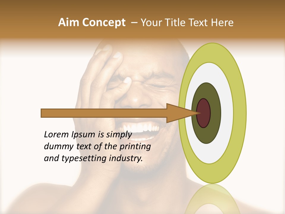 Laughing Shadow Giggle PowerPoint Template