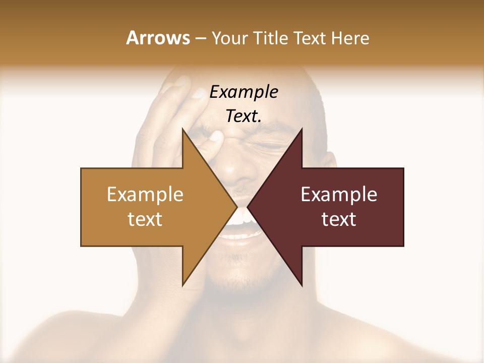 Laughing Shadow Giggle PowerPoint Template