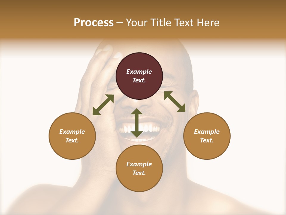 Laughing Shadow Giggle PowerPoint Template