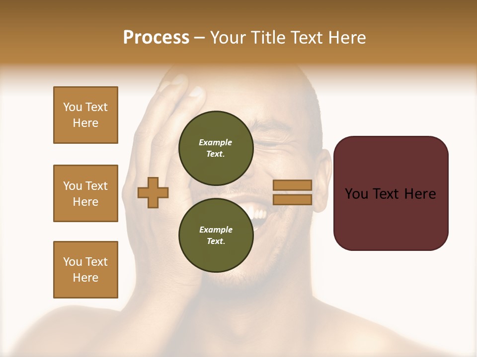 Laughing Shadow Giggle PowerPoint Template
