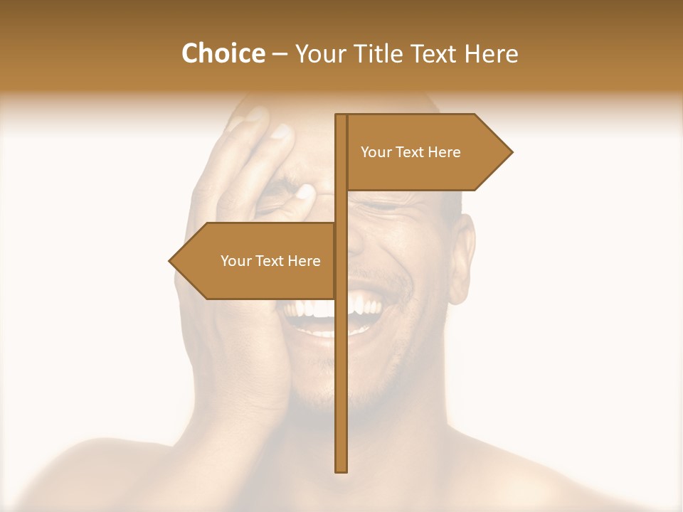 Laughing Shadow Giggle PowerPoint Template