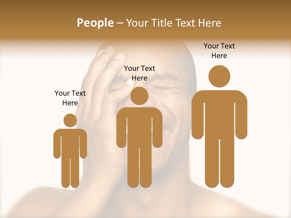 Laughing Shadow Giggle PowerPoint Template