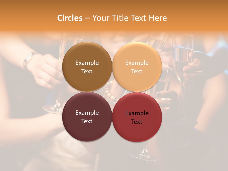 Celebrate Holding Positivity PowerPoint Template