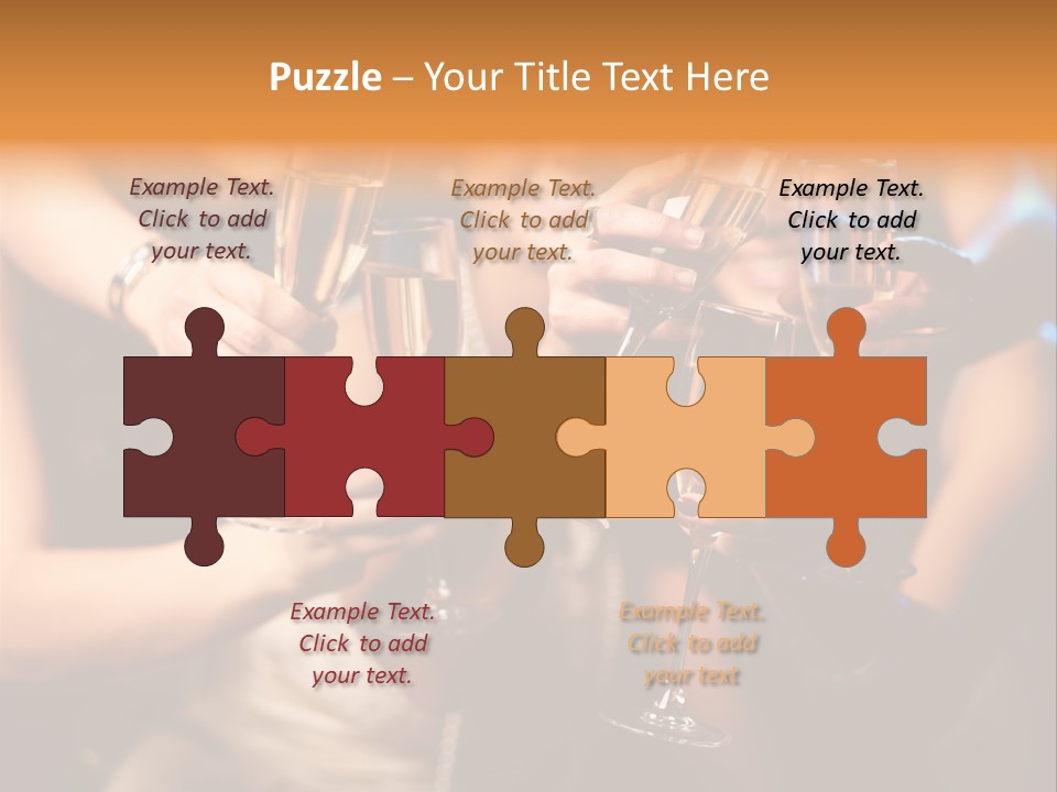 Celebrate Holding Positivity PowerPoint Template