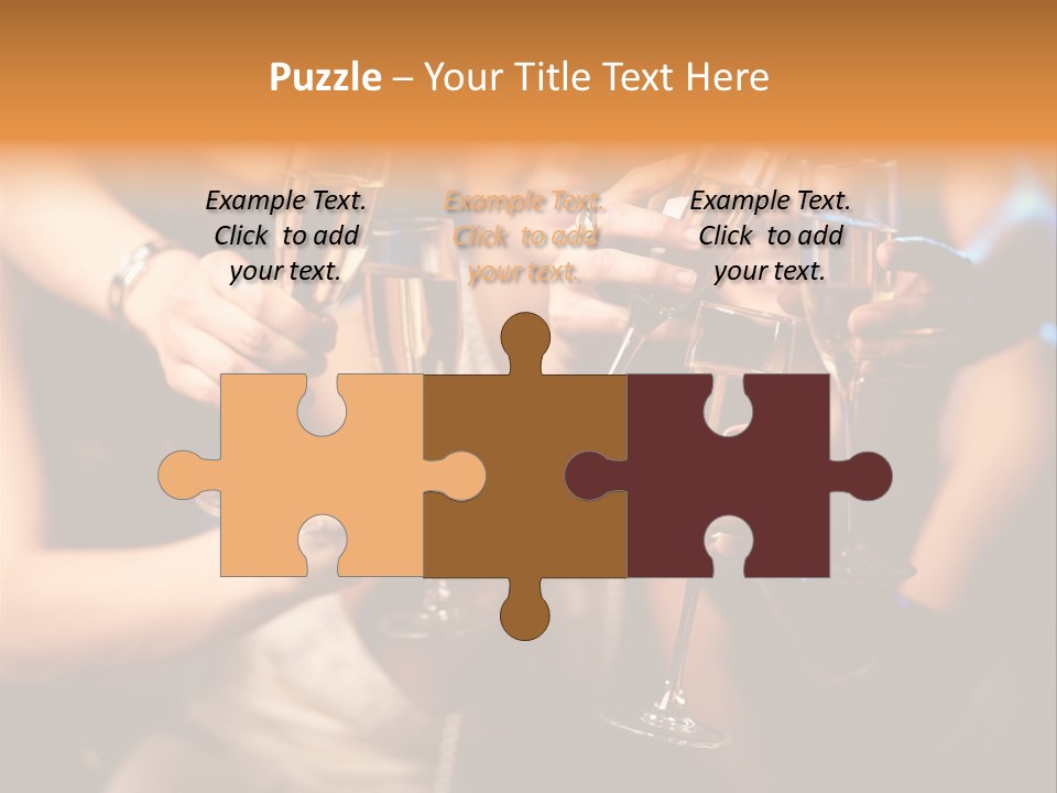 Celebrate Holding Positivity PowerPoint Template