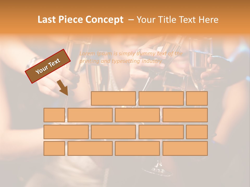 Celebrate Holding Positivity PowerPoint Template