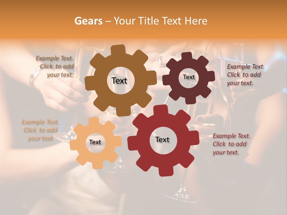 Celebrate Holding Positivity PowerPoint Template