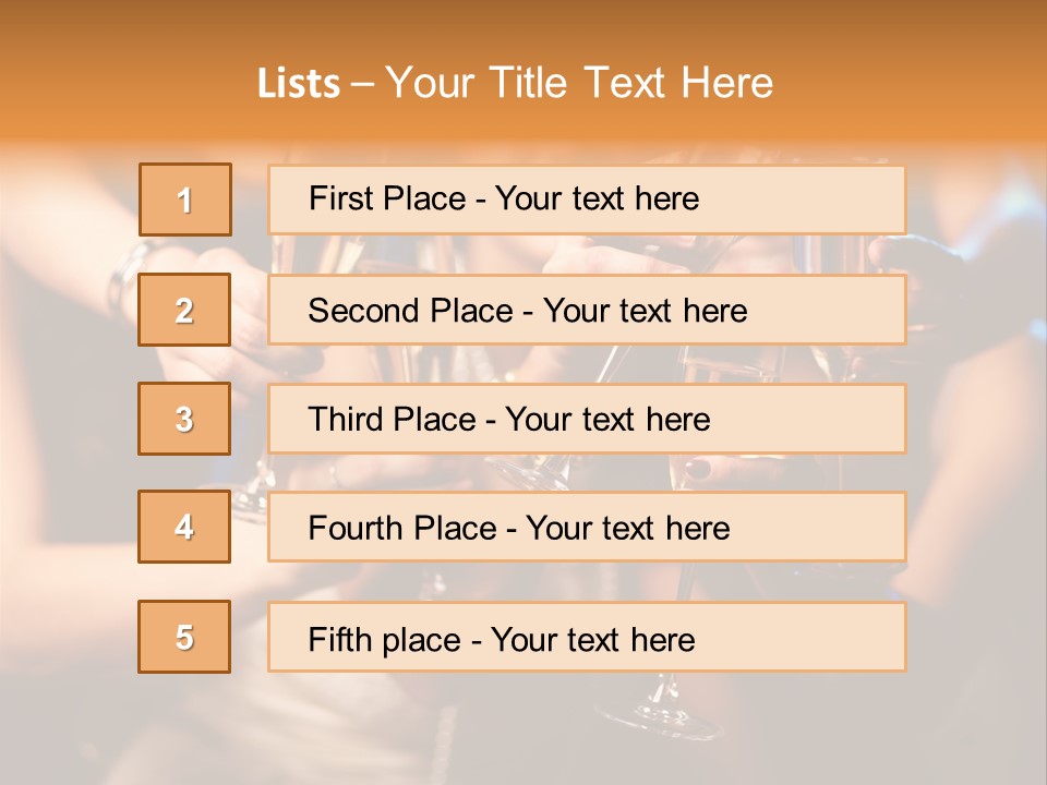 Celebrate Holding Positivity PowerPoint Template