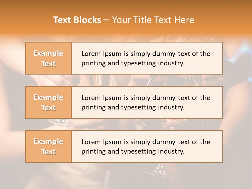 Celebrate Holding Positivity PowerPoint Template