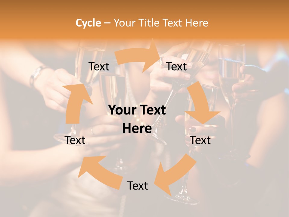 Celebrate Holding Positivity PowerPoint Template