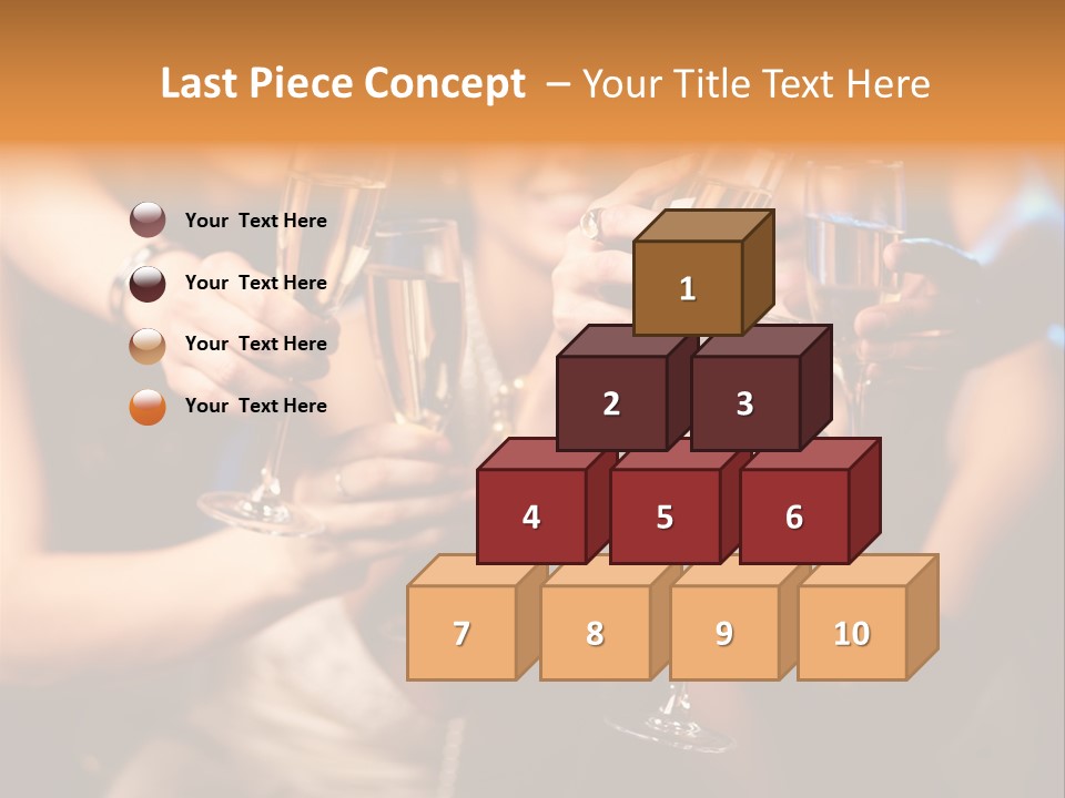 Celebrate Holding Positivity PowerPoint Template