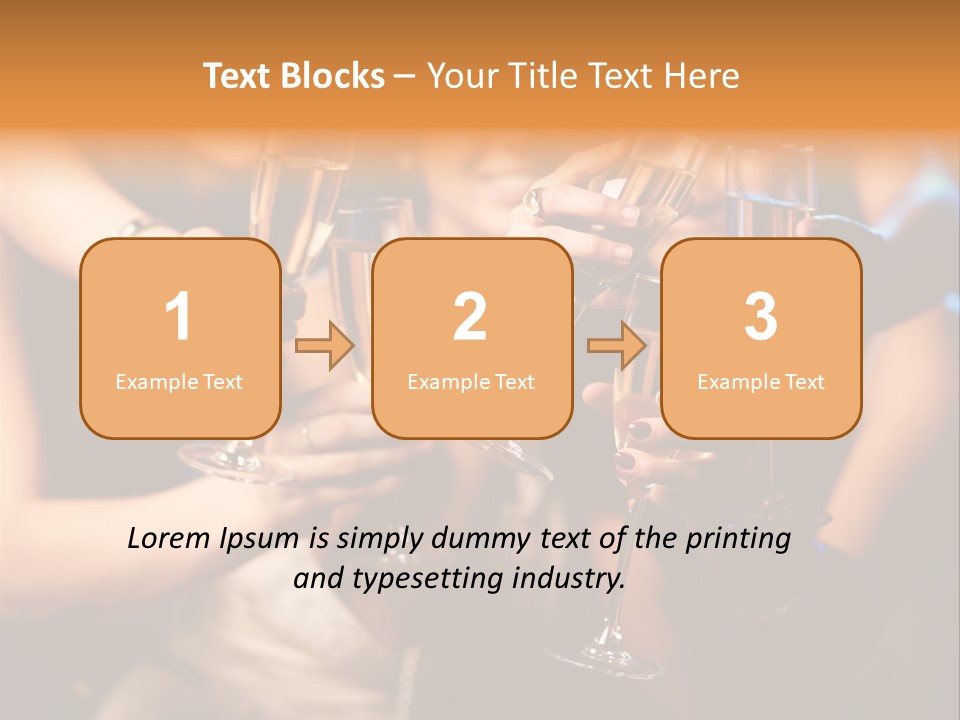 Celebrate Holding Positivity PowerPoint Template